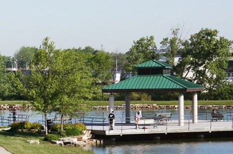 Waterfront paark in Kettering